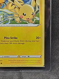 Pokemon Pikachu Cosmos Holo Snowflake Stamped Promo 049/195 Factory Sealed TCG - Image 5