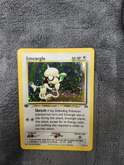 Pokemon Smeargle (NM) Neo Discovery 1st edition Holo Rare 11/75 - Image 1