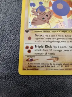 Pokemon TCG Hitmontop Neo Discovery 3/75 Holo Rare 1st Edition LP - Image 5