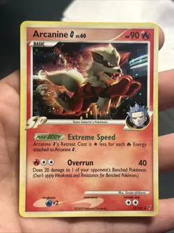 Pokemon TCG Arcanine G Lv60 Holo(swirl) Rare Platinum Supreme Victors 15/147- LP - Image 1