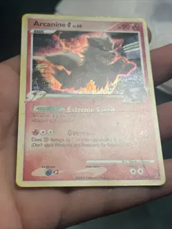 Pokemon TCG Arcanine G Lv60 Holo(swirl) Rare Platinum Supreme Victors 15/147- LP - Image 5