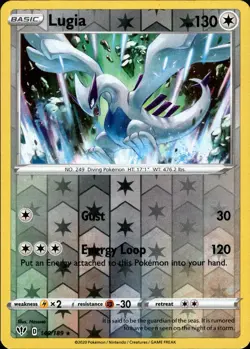 Pokemon TCG Lugia 140/189 Swsh03: Darkness Ablaze Reverse Holo NM/M unplayed - Image 1