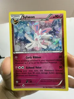 Pokemon Sylveon XY Furious Fists 72/111 Cracked Ice Holo Rare - Image 2