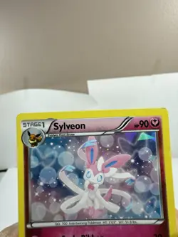 Pokemon Sylveon XY Furious Fists 72/111 Cracked Ice Holo Rare - Image 3