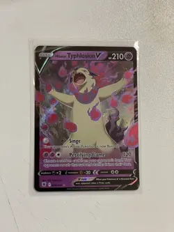 Hisuian Typhlosion V 053/189 Holo Ultra Rare Astral Radiance Pokemon TCG NM - Image 1