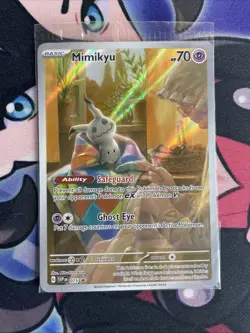 Pokemon Paldean Fates Sealed ETB Black Star Promo Mimikyu 075 SVP075 - Image 1