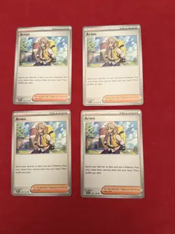 [4x Playset] Arven 166/198 Sv01: Scarlet & Violet Base Set - Pokemon TCG - Image 1