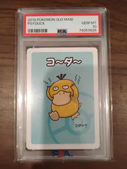 Psyduck PSA 10 Old Maid Deck Japanese 2019 Pokemon - Image 1