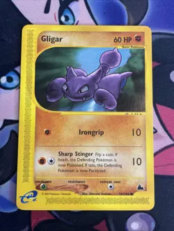 Gligar Skyridge e-Series Near Mint 59/144 Regular Non-Holo Pokemon Common 2003 - Image 1