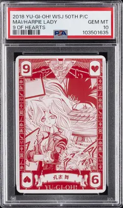2018 9 OF HEARTS HARPIE LADY/MAI VALENTINE PSA 10 - Image 1