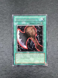 YuGiOh! Axe Of Despair / Sasuke Samurai DB1 - Error Misprint Wrong Name LP - Image 1