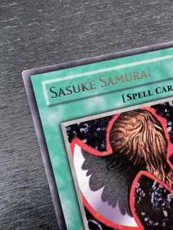 YuGiOh! Axe Of Despair / Sasuke Samurai DB1 - Error Misprint Wrong Name LP - Image 3
