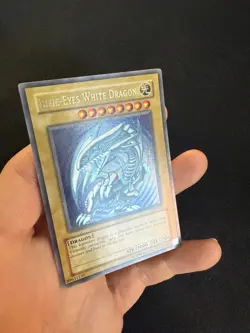 Blue Eyes White Dragon SDK-001 NA/ USA Ultra rare 2002 YuGiOh Karte EX Starter - Image 3