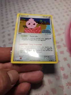 Igglybuff - 21/100 - Pokemon Crystal Guardians Reverse Holo Card NM - Image 3