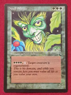 Magic The Gathering THE DARK NIALL SILVAIN green card MTG - Image 1