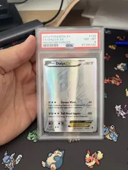 Pokemon TCG Dialga EX Card Phantom Forces Secret Rare 122/119 PSA 8 - Very Rare - Image 1