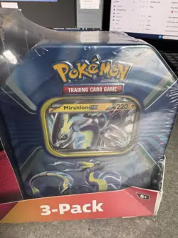 POKEMON Trading Cards TCG Costco 3 Pack Bundle CROWN ZENITH ETB + 2TINS NEW SEAL - Image 3