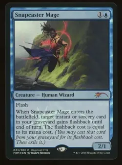 Snapcaster Mage - FOIL - MTG Pro Tour Promos NM/EX NICE!! - Image 1