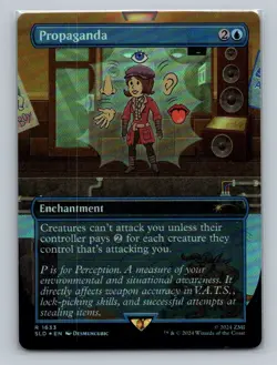1x RAINBOW FOIL Propaganda (1633) Secret Lair Drop SLD MTG Magic NM - Image 1