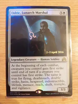 Odric, Lunarch Marshal - 031/297 (Shadows Over Innistrad Prerelease) - Mint - Image 1