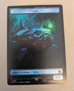 Token - Clue & Fish - MTG - WHO -0055 & 0042 - Surge FOIL - Image 2