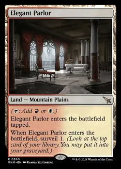 MTG Elegant Parlor (FOIL) Near Mint MKM Rare #260 - Image 1