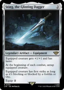 Sting, the Glinting Dagger The Lord of the Rings NM MTG - Image 1