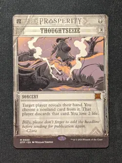 Thoughtseize Outlaws of Thunder Junction: Breaking News Regular - Image 1
