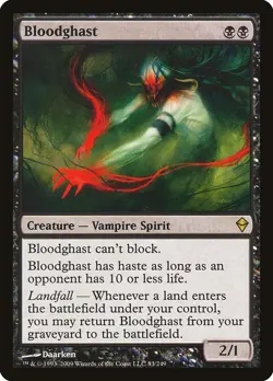 Bloodghast Zendikar NM MTG Non-Foil - Image 1