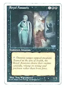 Magic the Gathering * MTG * 1 x Royal Assassin * 4th * MP - Image 1