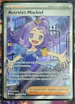 Acerola's Mischief 165/132 Mega Evolution Pokemon Full Art Trainer - Image 3