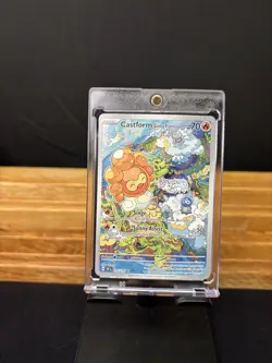 Pokemon - Surging Sparks Castform Sunny Form Illustration Rare 195/191 NM - Image 1