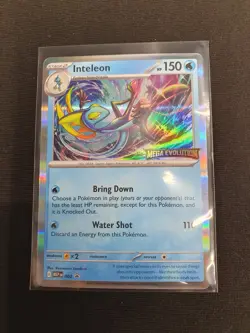 Inteleon MEP002 Prerelease Stamped Promo Pokemon Mega Evolutions - Image 1