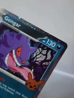 Pokemon Gengar Trick or Trade BOOster 057/091 Cosmos Holo SWIRL 🌀 #4 - Image 2