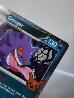 Pokemon Gengar Trick or Trade BOOster 057/091 Cosmos Holo SWIRL 🌀 #4 - Image 3