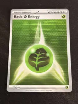 Pokemon TCG - Grass Energy - 017 (Horizontal Holo) - Black Bolt & White Flare - Image 1