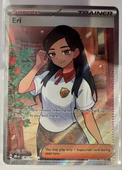Eri 136/131 SV Prismatic Evolutions Full Art Secret Rare Holo Pokemon TCG NM - Image 3