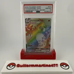 2020 Pokemon Charizard VMAX Champions Path Secret Rare 074/073 PSA 10 GEM MINT - Image 1