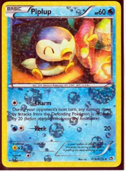 2013 PIPLUP RC6/RC25 Legendary Treasures Pokemon Radiant Collection HOLO (P13) - Image 1