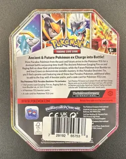Pokemon Paradox Destinies Tin Factory Sealed - Image 2