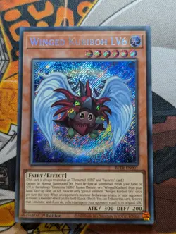 Winged Kuriboh LV6 - BLTR-EN001 - 1st Edition Secret Rare NM - Image 1
