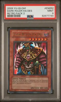Yu-Gi-Oh! Retro Pack 2 Dark Ruler Ha Des- Mint PSA 9 - Image 1