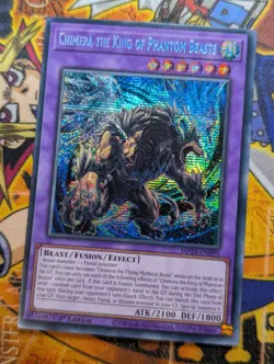Chimera the King of Phantom Beasts MP24-EN095 Secret Rare 1st Edition YuGiOh NM - Image 1