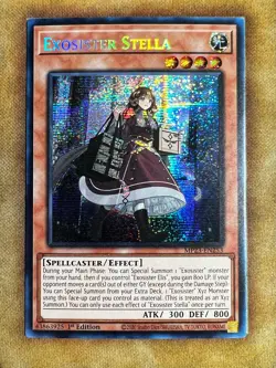 Yugioh Exosister Stella MP23-EN253 Secret Rare 1st Ed NM - Image 1
