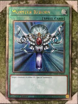 YuGiOh MONSTER REBORN Quarter Century Secret Rare RA03-EN052 - Image 2