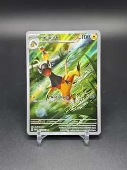 Pokemon TCG Twilight Masquerade Heliolisk Illustration Rare Holo Card 177/167 - Image 1
