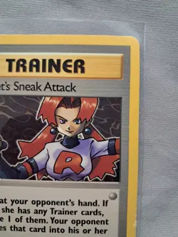 Pokemon 1999-2000 1st Edition Rockets Sneak Attack #72/82 Team Rocket. Raw Card - Image 3