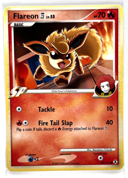 Flareon 60/111 Pokemon Card Rising Rivals 2009 LP - Image 1