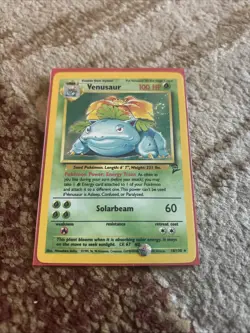 Pokemon TCG Venusaur Holo Rare Card 18/130 2000 Base Set 2 *foil Spiral * - Image 1