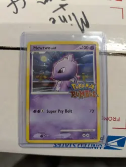 Mewtwo 9/16 Holo Promo Cosmos Foil Nintendo Pokemon TCG Card Rumble 2009 - Image 1